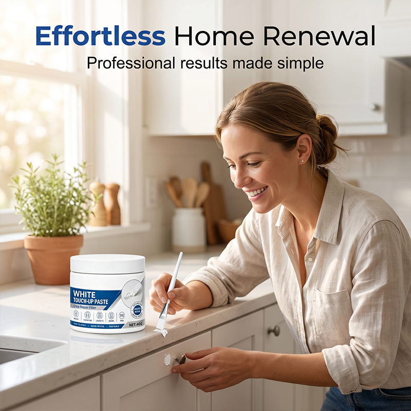 🎁 BUY 2 GET 1 FREE Today! | Magic White Furniture Touch-Up Paste (Built-in Brush)