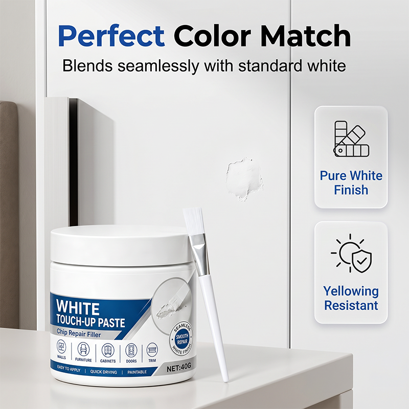 🎁 BUY 2 GET 1 FREE Today! | Magic White Furniture Touch-Up Paste (Built-in Brush)