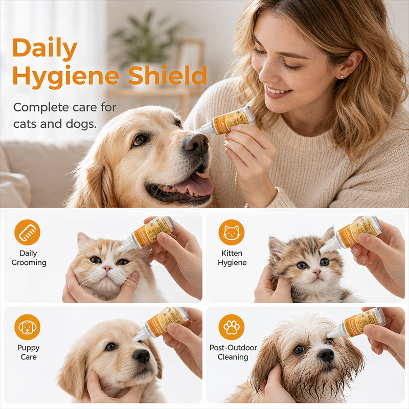 🐶 Enjoy 50% off now! ✨ Gentle pet eye care—cleaning the eye area and daily fur grooming 👀
