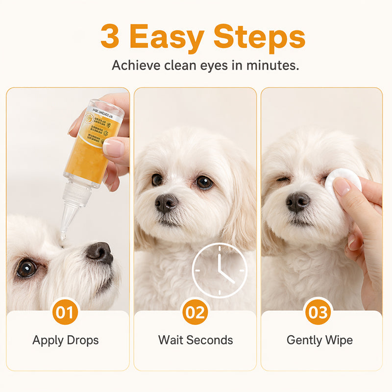 🐶 Enjoy 50% off now! ✨ Gentle pet eye care—cleaning the eye area and daily fur grooming 👀
