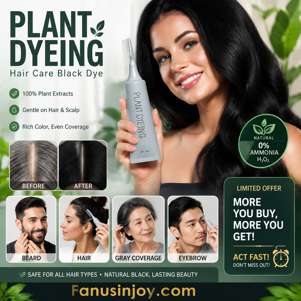 Plant-Based Comb Hair Dye